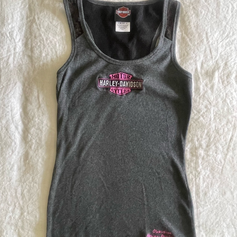 Harley-Davidson Women's Gray Tank Top